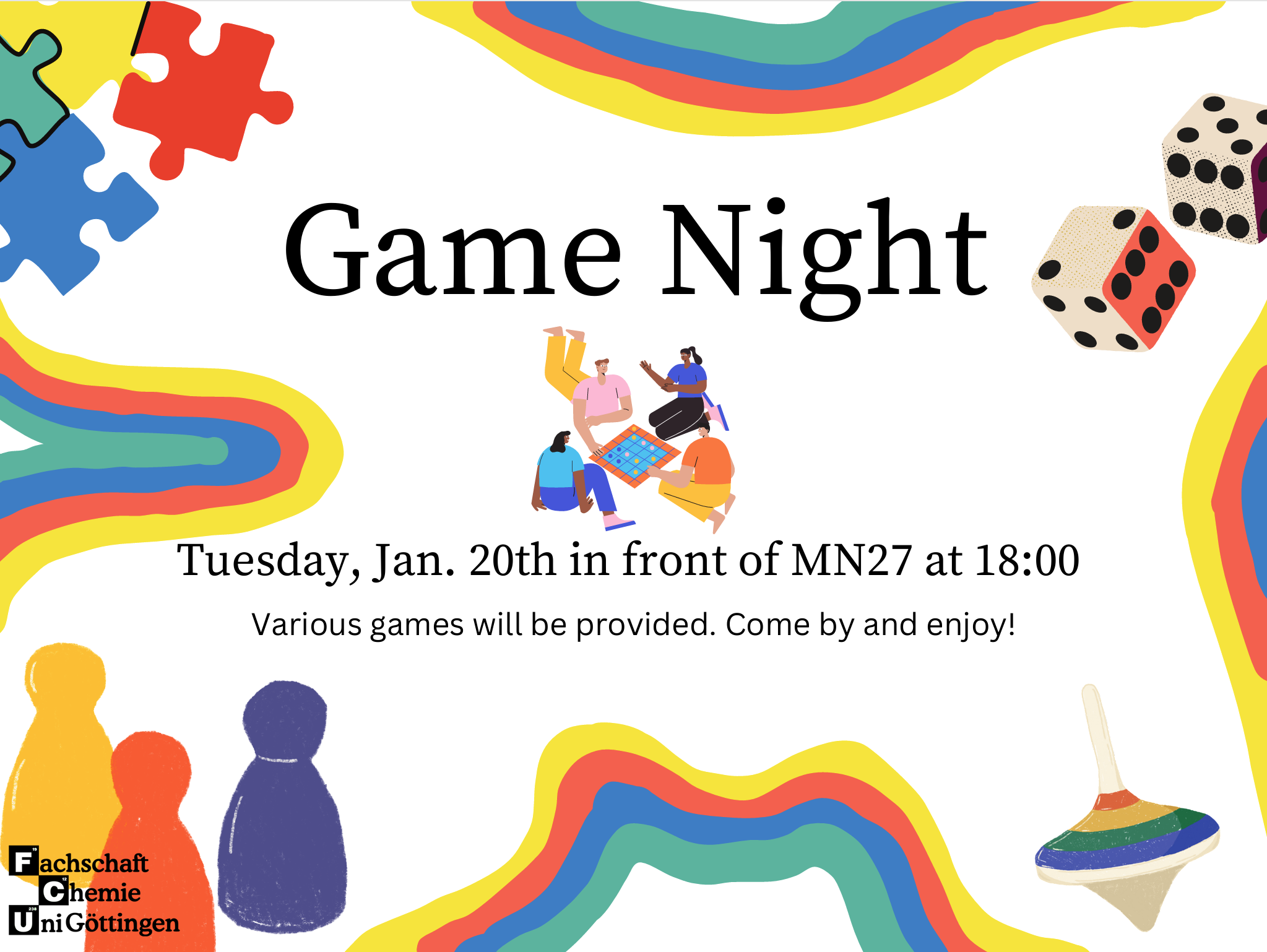 Game night, 20th Jan.