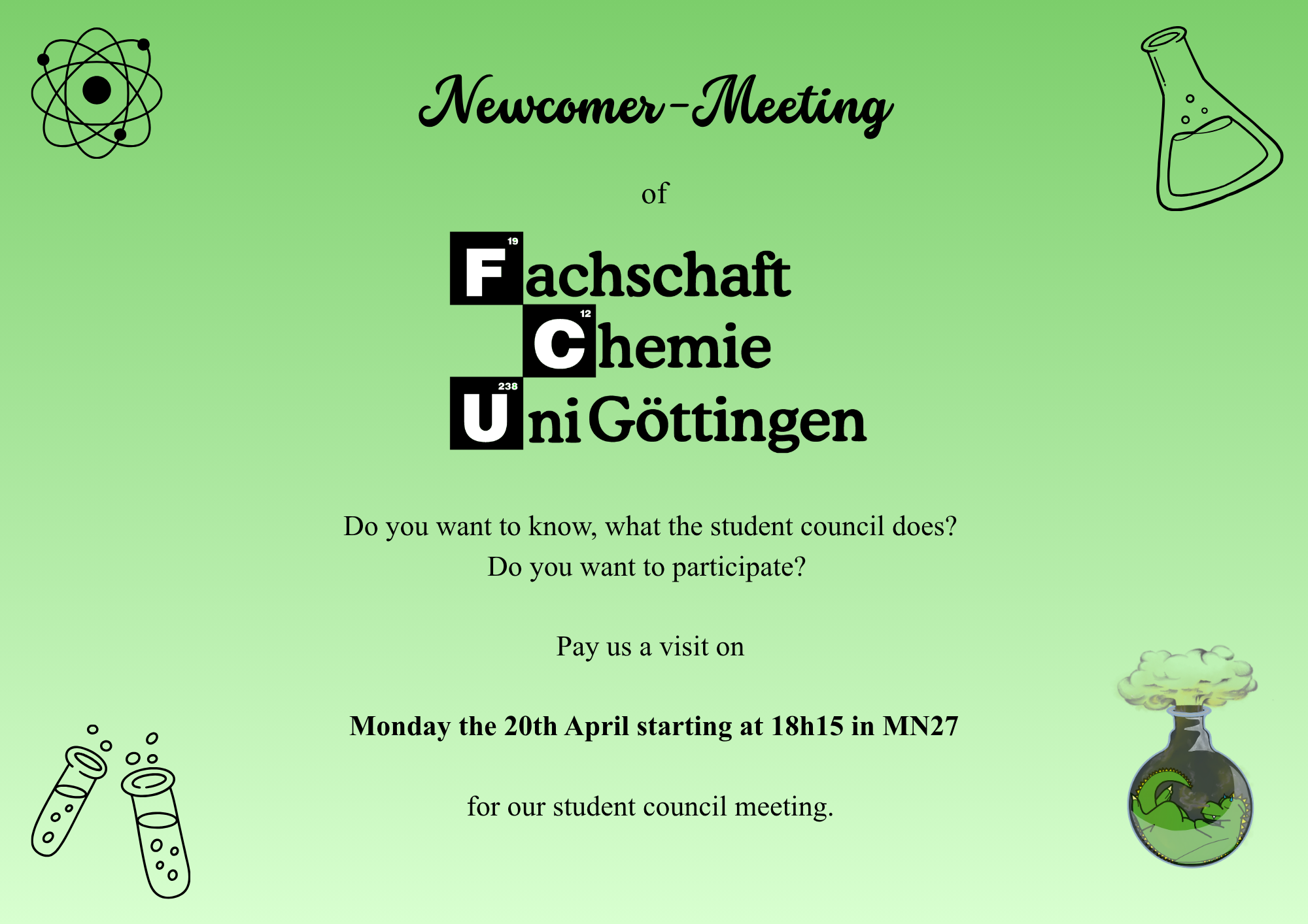 Newcomer Meeting SoSe 26